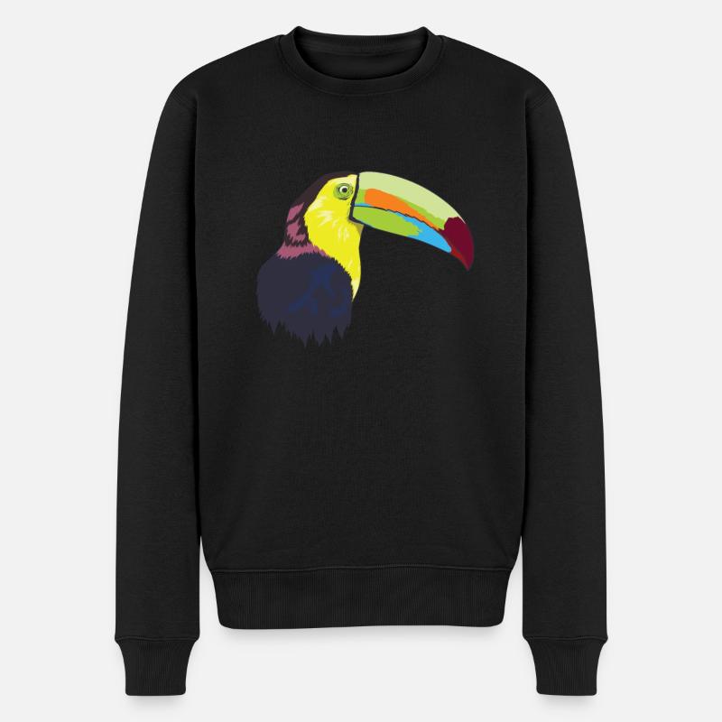 Toucan (Toucan) oiseau toucan - Pull Premium bio Homme - noir