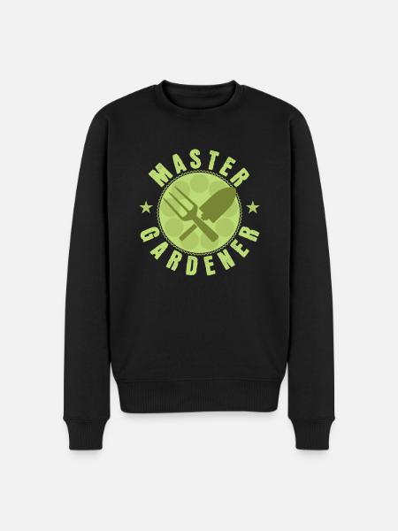 Gardening "Master Gardener" - Men's Premium Organic Jumper - black
