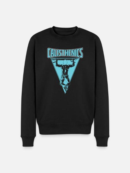 Calisthenics pull-up bar - Men's Premium Organic Jumper - black