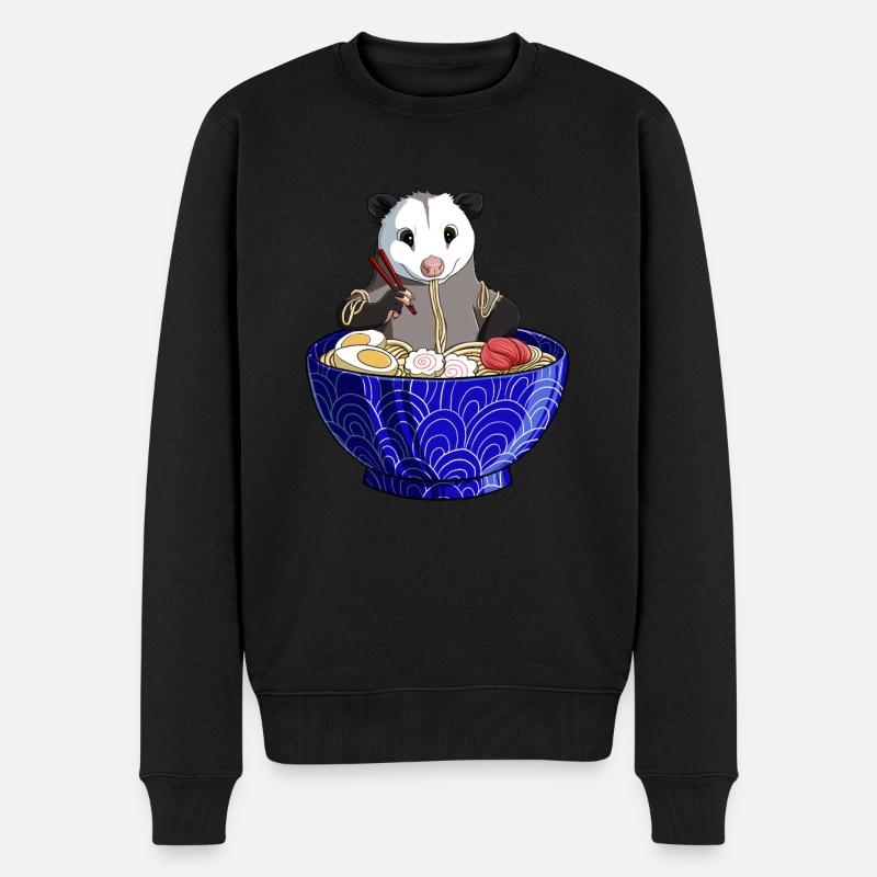 Opposum Ramen - Pull Premium bio Homme - noir