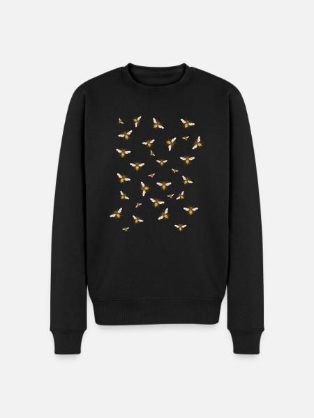 Beekeeper Bees Honey - Men's Premium Organic Jumper - black