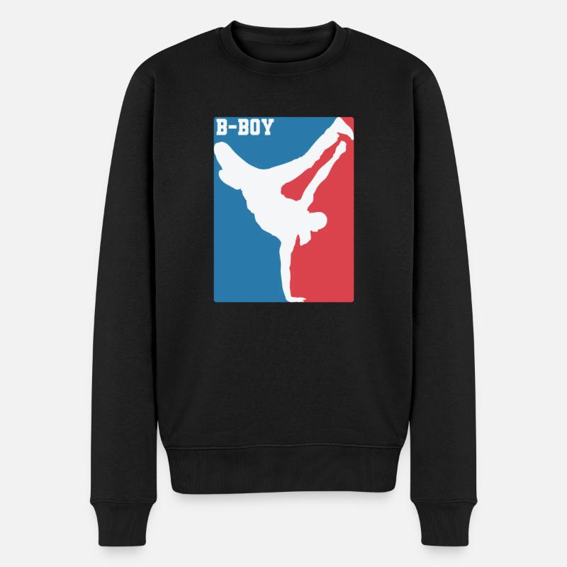 Breakdance B-Boy Hip-Hop et Funk - Pull Premium bio Homme - noir