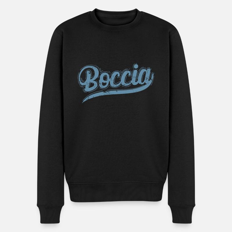 Boccia Präzisionssport - Männer Premium Bio Pullover - Schwarz