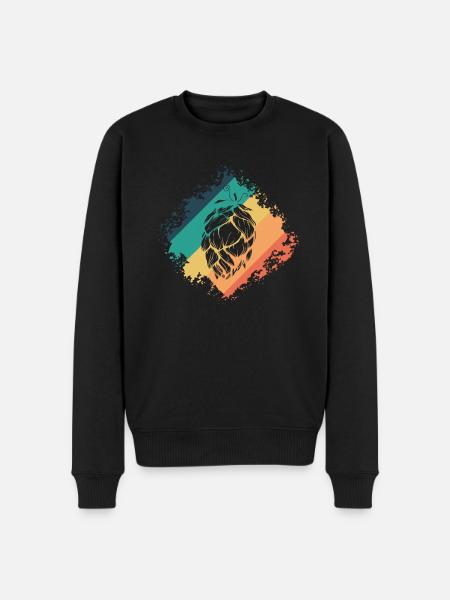 Beer brewing hops beautiful plant - Men's Premium Organic Jumper - black