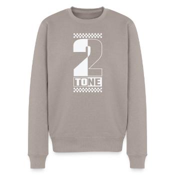 Ska Musik 2-Tone Swing Jazz Musikstil - Männer Premium Bio Pullover - Taupe - Vorne - Nico (187cm)