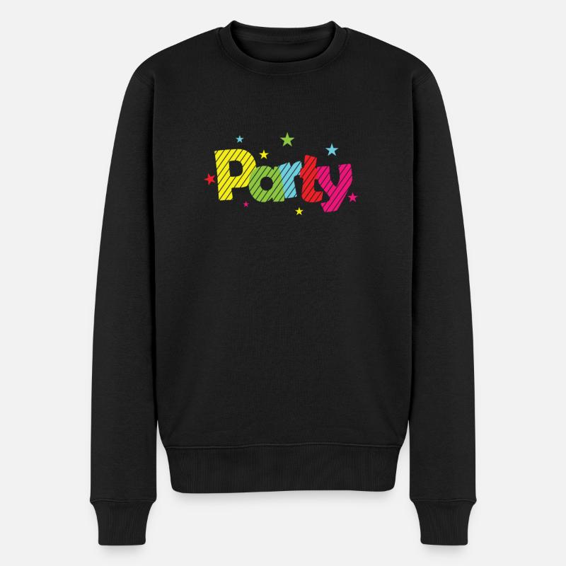 Fête Célébrations Danse Musique Amis - Pull Premium bio Homme - noir