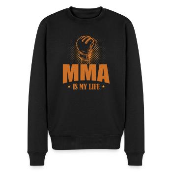 Le MMA est mon Life Mixed Martial Arts - Pull Premium bio Homme - noir - Devant - Nico (187cm)