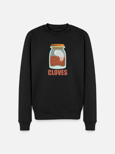 Cloves Spice Taste Food Cooking - Men's Premium Organic Jumper - black