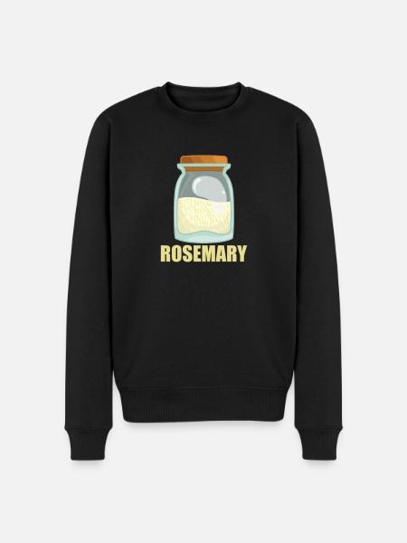 Rosemary Spice Taste Food Cooking - Men's Premium Organic Jumper - black