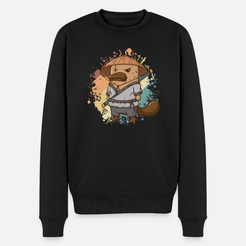 Ornithorynque: Ninja Outback Australie - Pull Premium bio Homme - noir
