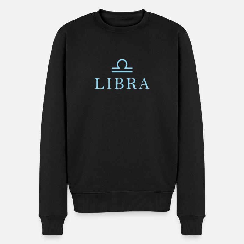 Zodiac sign Libra Libra Constellation - Men's Premium Organic Jumper - black
