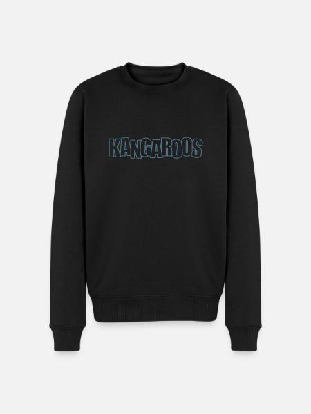 Kangaroos Australia Marsupial Outback - Men's Premium Organic Jumper - black