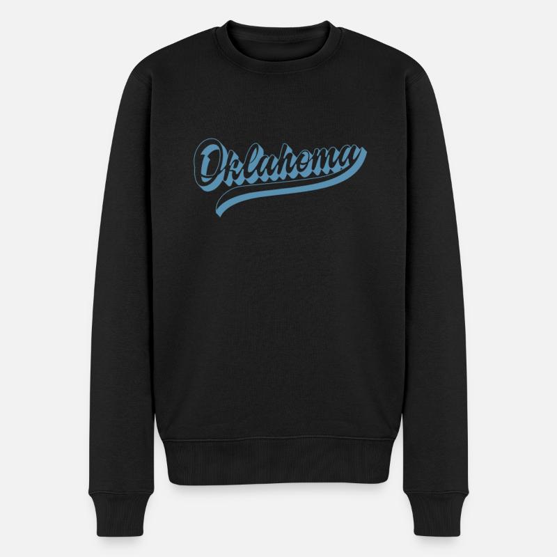 Oklahoma États-Unis Amérique État - Pull Premium bio Homme - noir