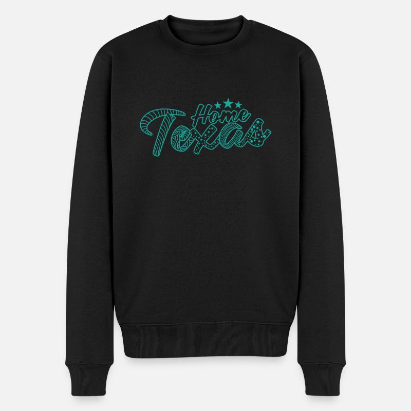 Accueil Texas États-Unis Amérique État - Pull Premium bio Homme - noir