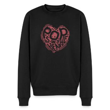 Pop is in the Heart Pop Music Singers Stars - Men's Premium Organic Jumper - black - Front - Nico (187cm)