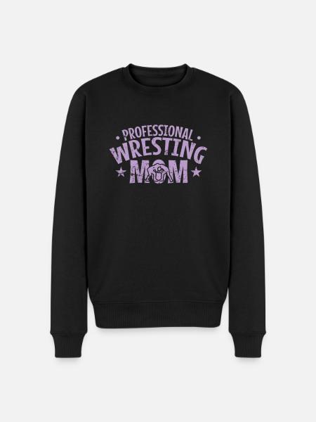 Professional Wrestling Mom Show Fight - Men's Premium Organic Jumper - black
