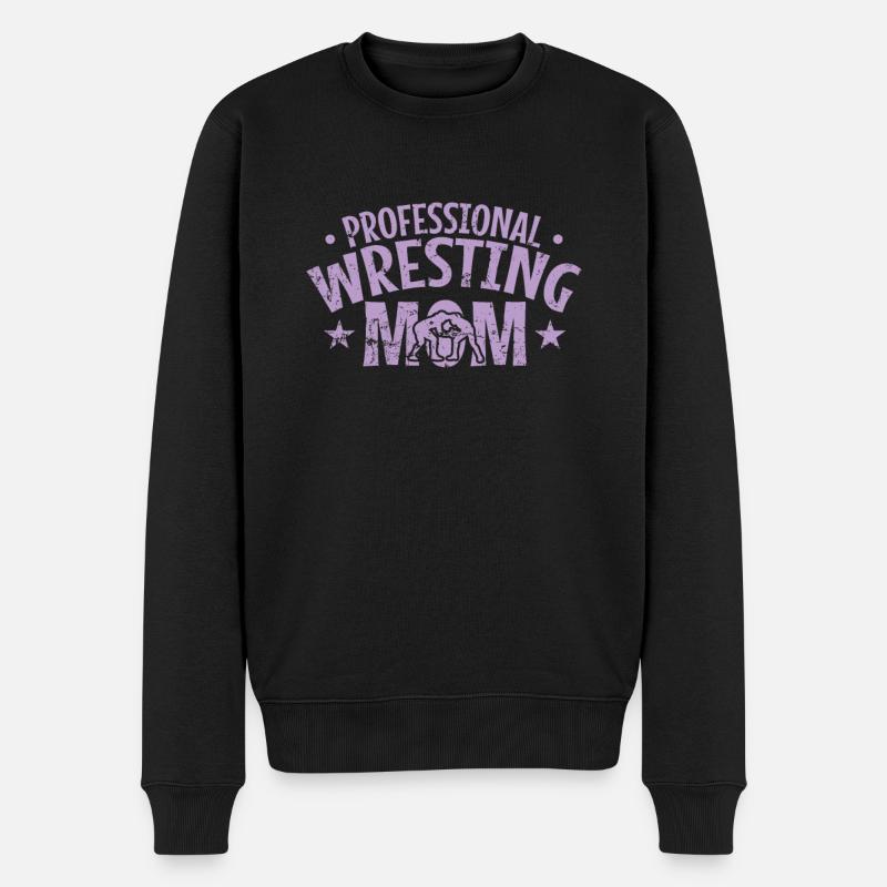 Lutte professionnelle Mom Show Fight - Pull Premium bio Homme - noir