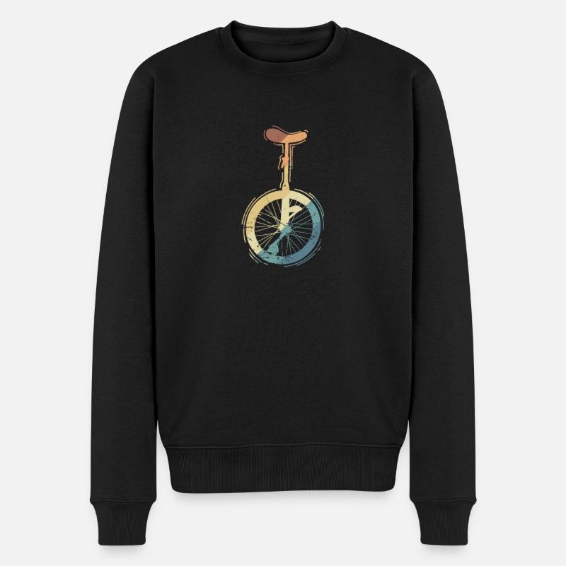 Monocycle Loisir Art Cirque - Pull Premium bio Homme - noir