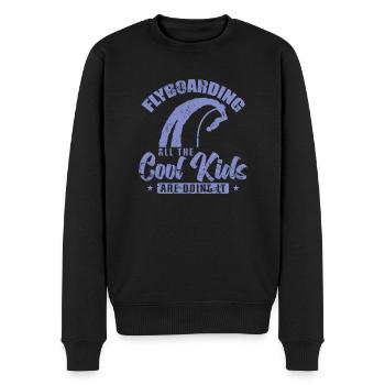 Flyboarding All the Cool Kids are doing it - Männer Premium Bio Pullover - Schwarz - Vorne - Nico (187cm)