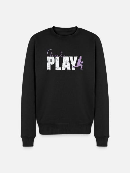 Foul Play Rugby - Men's Premium Organic Jumper - black