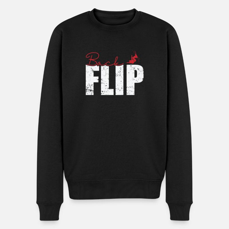 Ski à salto arrière - Pull Premium bio Homme - noir