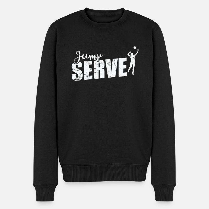 Volley-ball Jump Serve - Pull Premium bio Homme - noir