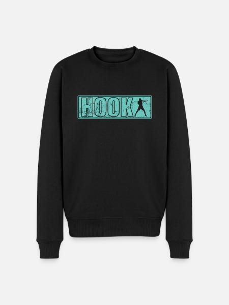 Hook Punch Boxes - Men's Premium Organic Jumper - black