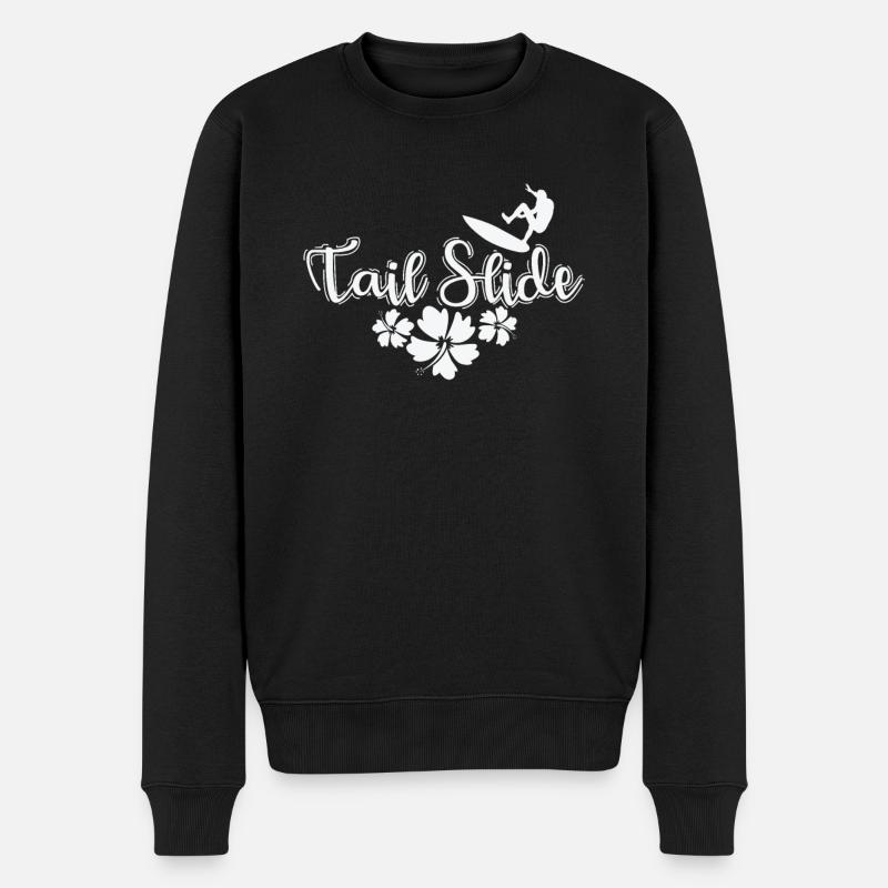 Tail Slide Surf - Pull Premium bio Homme - noir