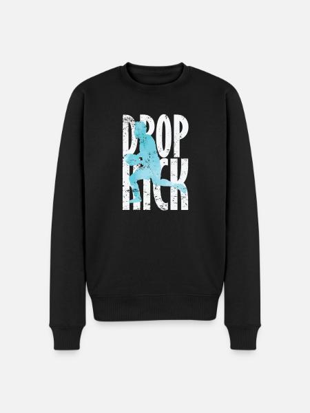 Drop Kick Rugby - Men's Premium Organic Jumper - black