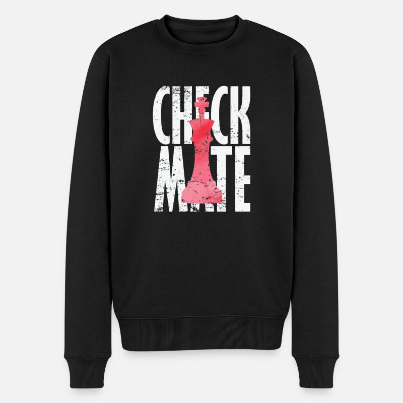 Échecs et échec et mat - Pull Premium bio Homme - noir