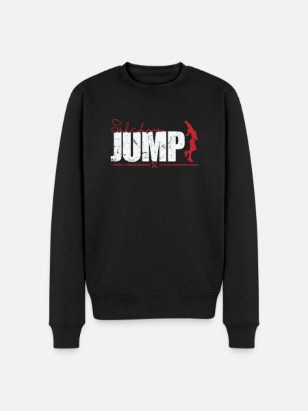 Salchow Jump Figure Skating - Men's Premium Organic Jumper - black
