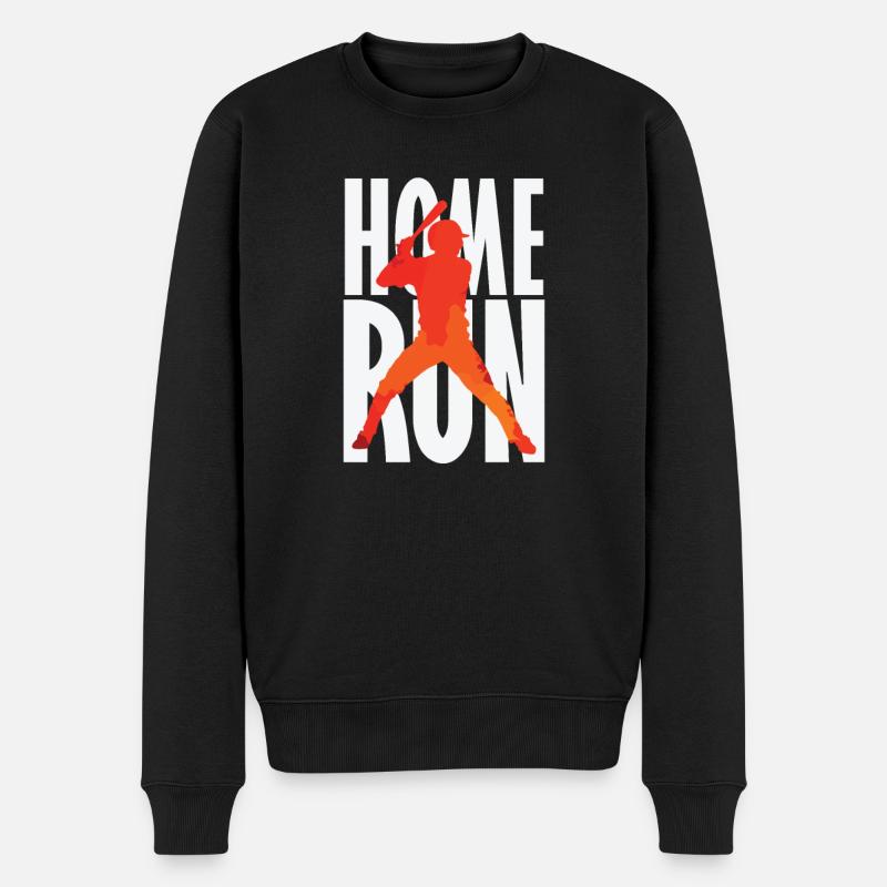 Coup de circuit de baseball - Pull Premium bio Homme - noir