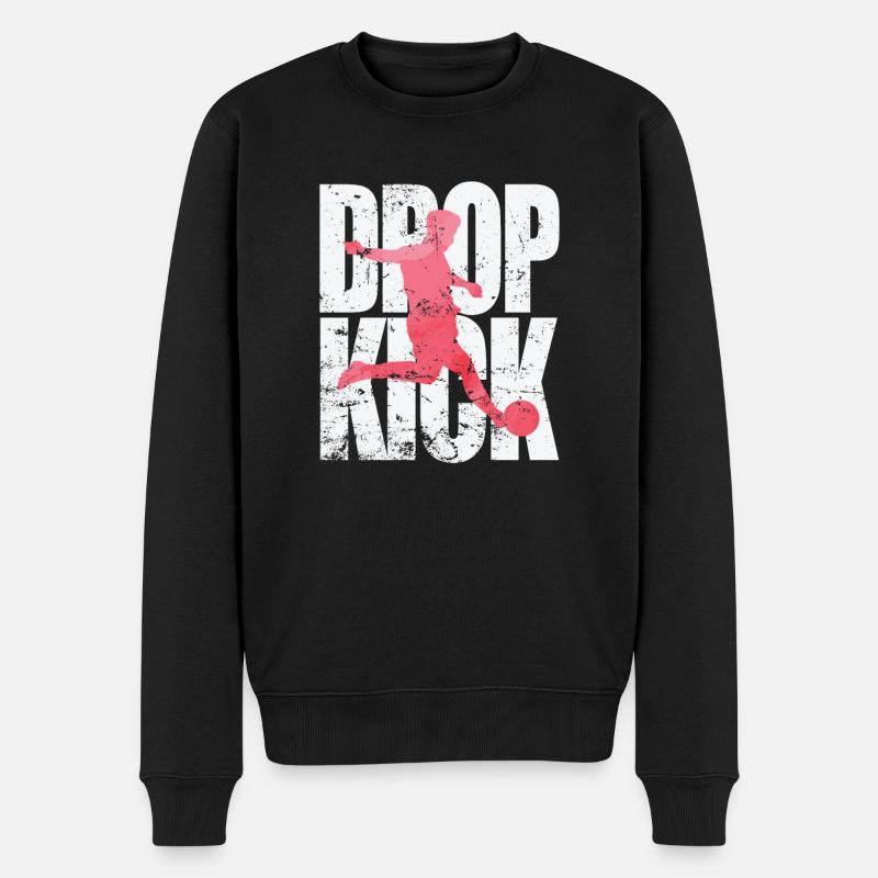 Dropkick Football - Pull Premium bio Homme - noir