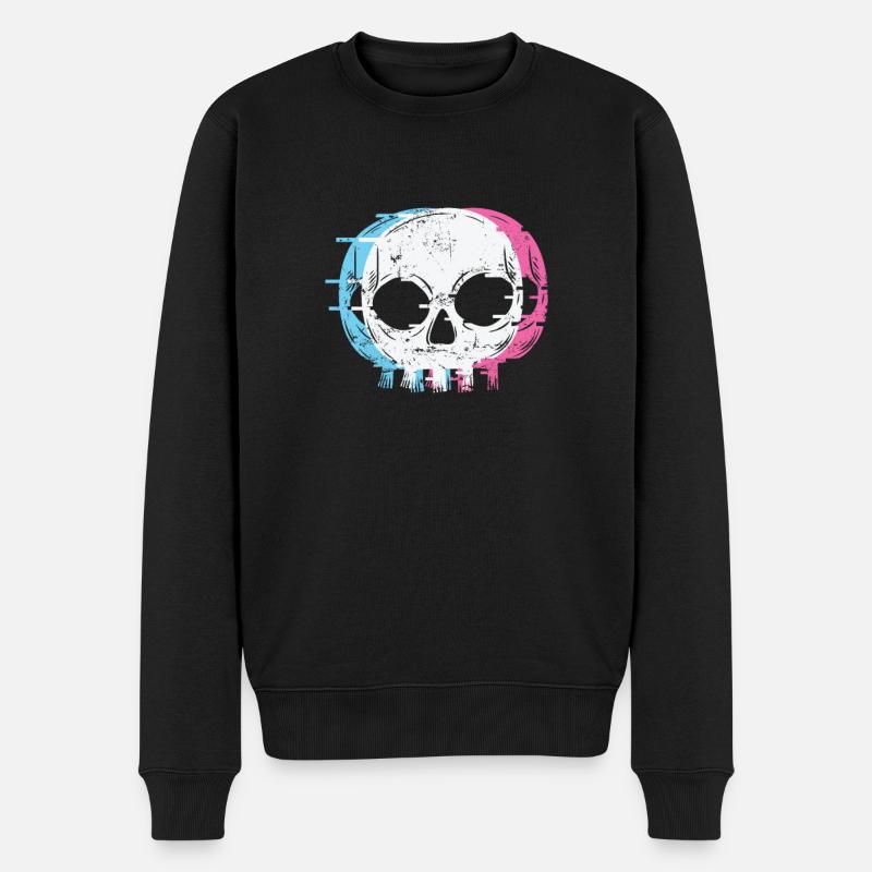 Skull Style gothique - Pull Premium bio Homme - noir