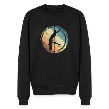 Pole Dance Graceful Sport - Men's Premium Organic Jumper - black - Front - Nico (187cm)