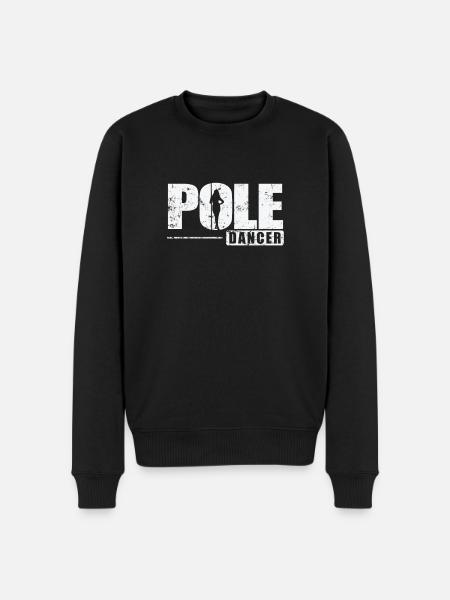 Pole Dancer Pole Dancing - Men's Premium Organic Jumper - black