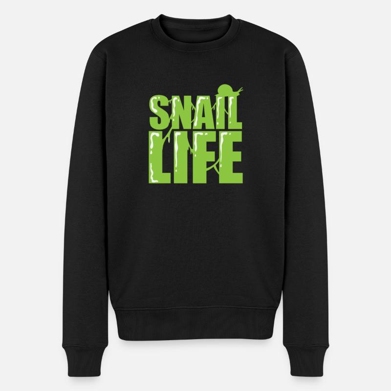 Snail Life Snail Shell Animal - Pull Premium bio Homme - noir