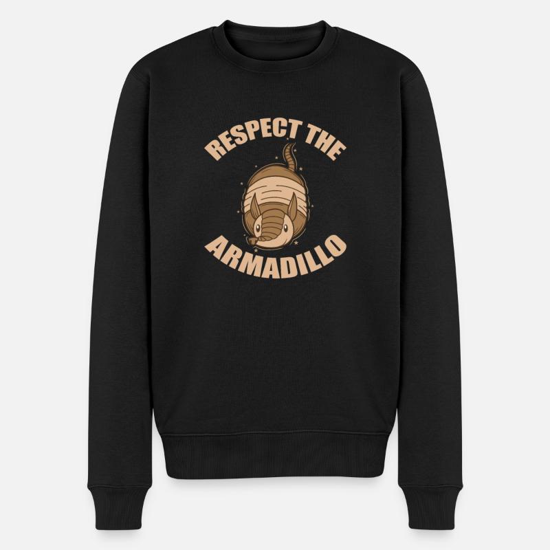 Respectez le mammifère tatou - Pull Premium bio Homme - noir