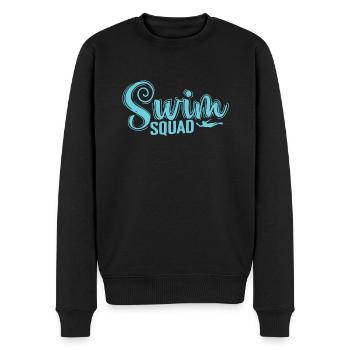 Swim Squad Sport Training - Männer Premium Bio Pullover - Schwarz - Vorne - Nico (187cm)