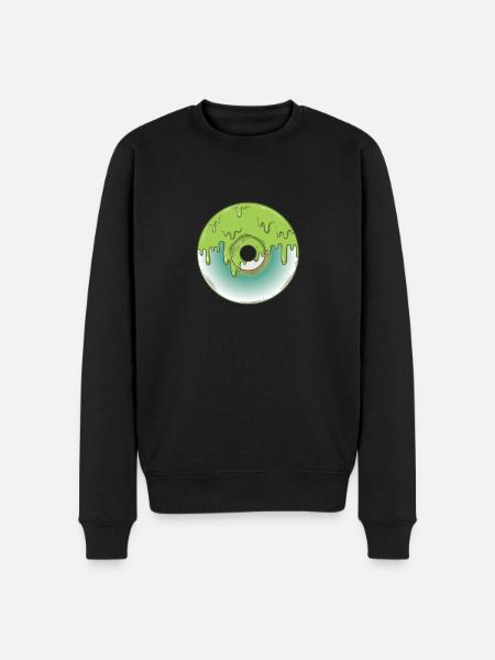 CD Retrospeichermodul Datenträger - Männer Premium Bio Pullover - Schwarz