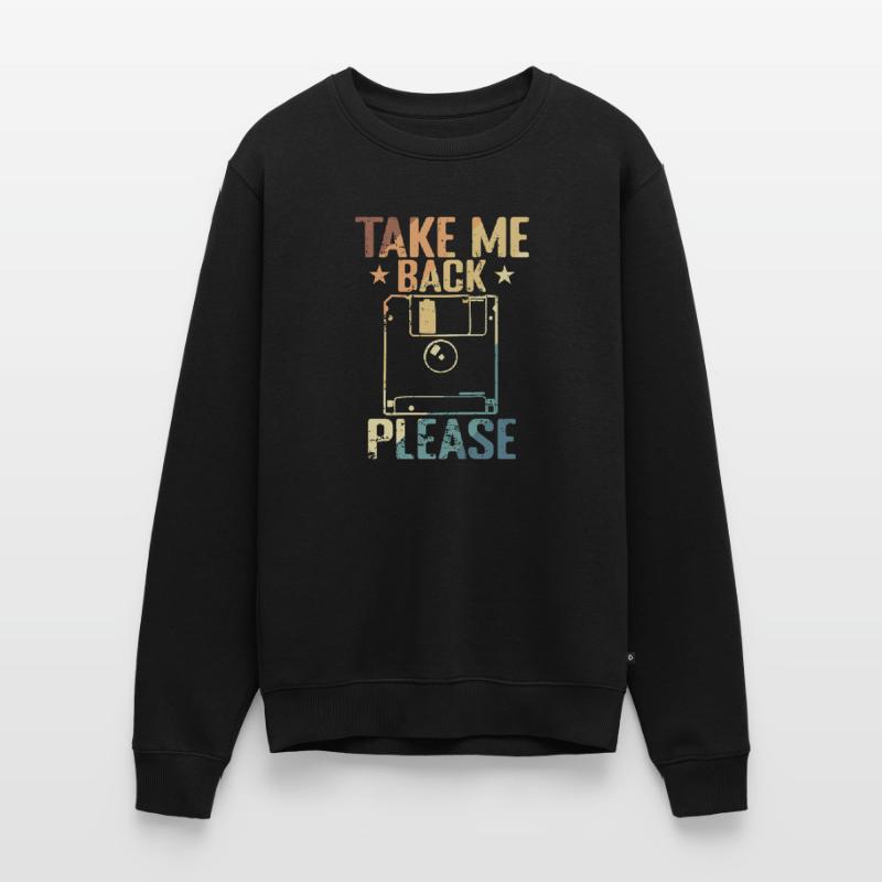 Take me back Please Diskette Retrospeichermodul Männer Premium Bio Pullover