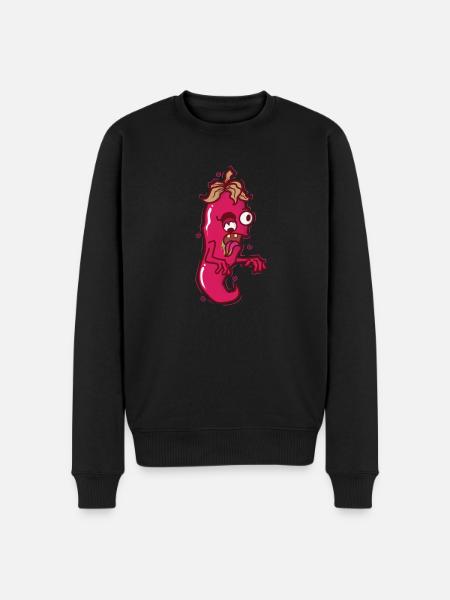 crazy chili spice spiciness level - Men's Premium Organic Jumper - black