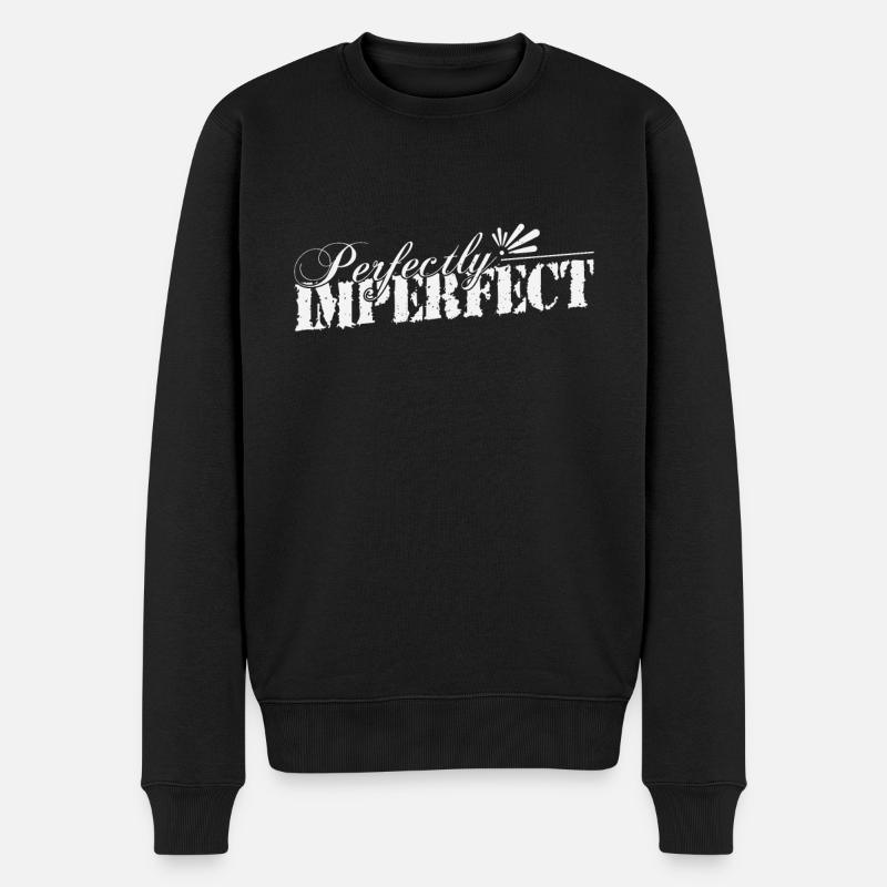 Je suis parfaitement imparfait - Pull Premium bio Homme - noir