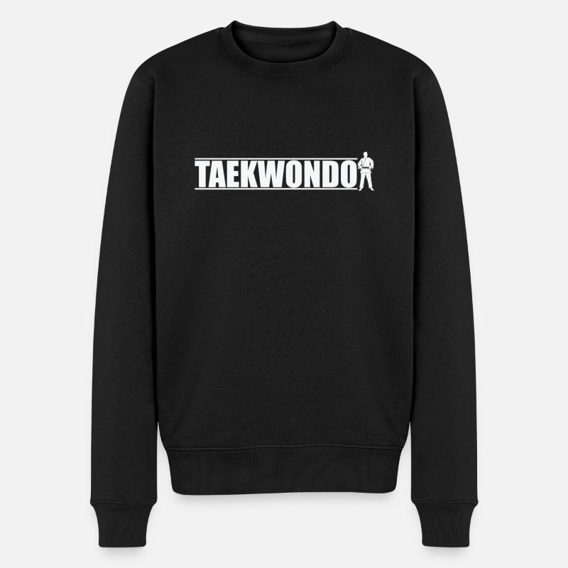 Taekwondo Autodéfense - Pull Premium bio Homme - noir