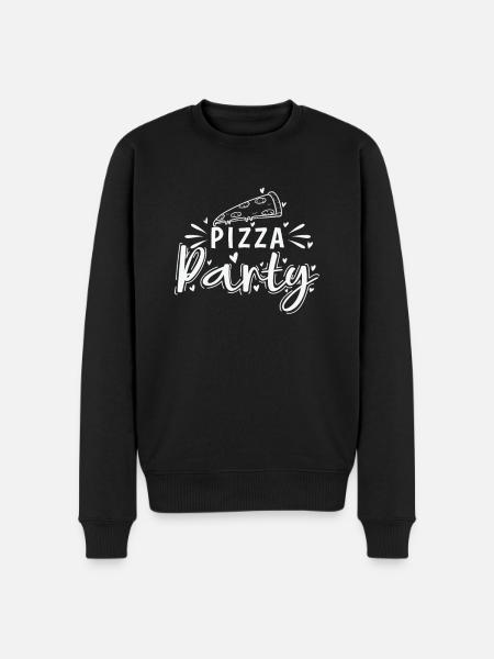 Pizza Party Italian and Cheese - Men's Premium Organic Jumper - black