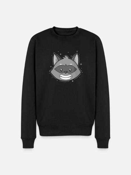 Washable nocturnal omnivore - Men's Premium Organic Jumper - black