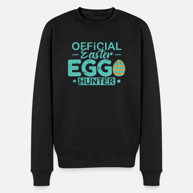 Official Easter Egg Hunter Osterhase - Männer Premium Bio Pullover - Schwarz