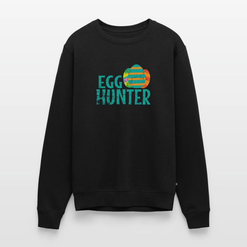 Egg Hunter Easter Colorful Easter Eggs Men's Premium Organic Jumper