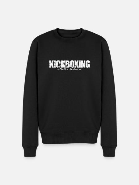Kickboxing 3rd Dan Martial Arts - Men's Premium Organic Jumper - black