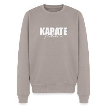 Karaté Judan Arts martiaux japonais - Pull Premium bio Homme - taupe - Devant - Nico (187cm)